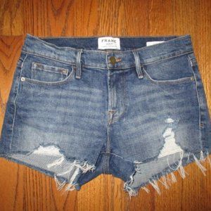 FRAME Denim Le Cutoff Mid-Rise Jean Shorts